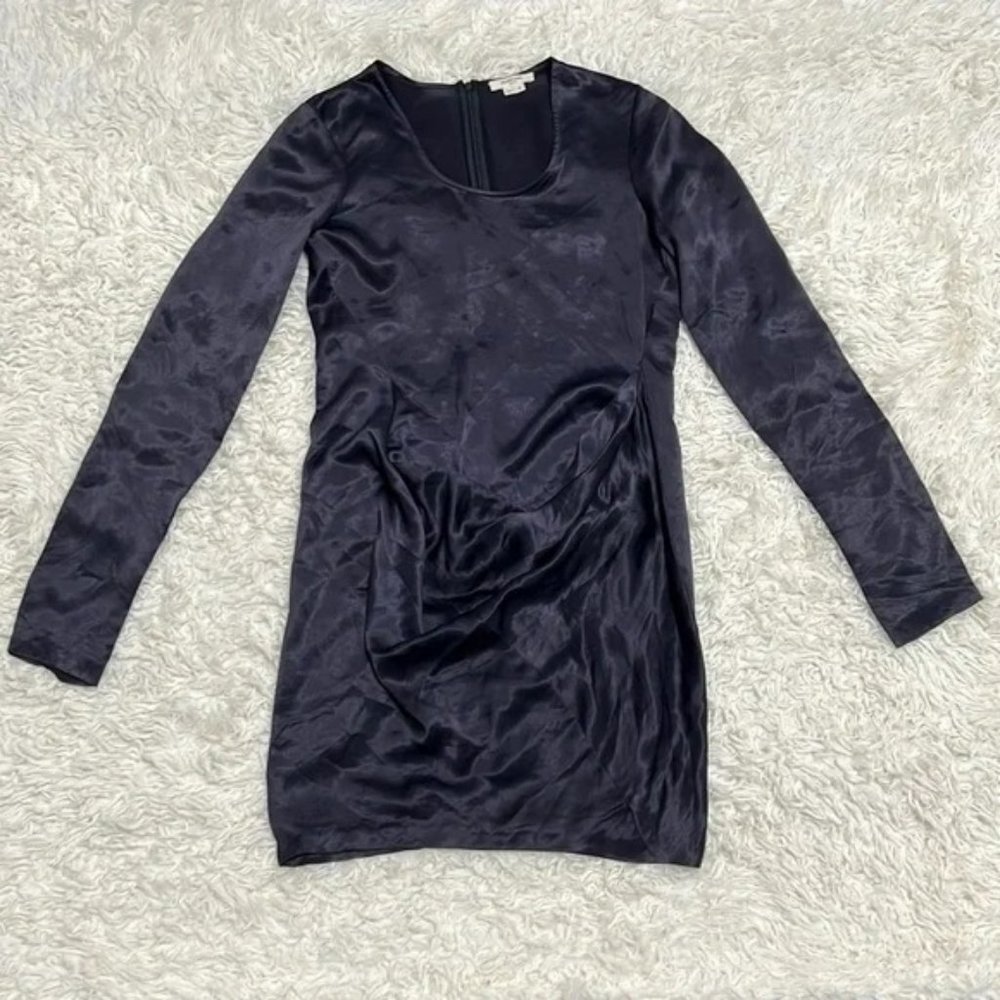 helmut lang satin dress